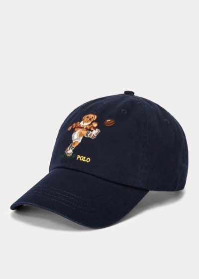 Gorra Polo Ralph Lauren Hombre Azul Marino / Multicolor - Kicker Bear Chino - QJNBD5419